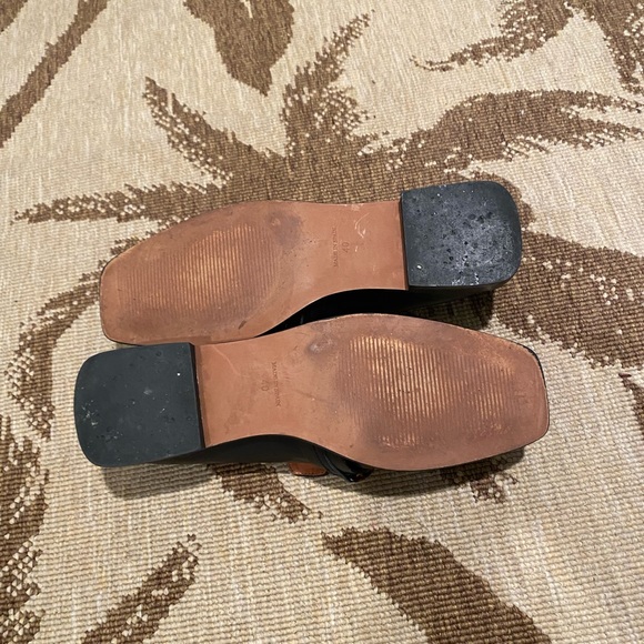 Angel Alarcon Flat Slip-On Tortoise Chain Link Loafers 40/9 - Picture 10 of 11